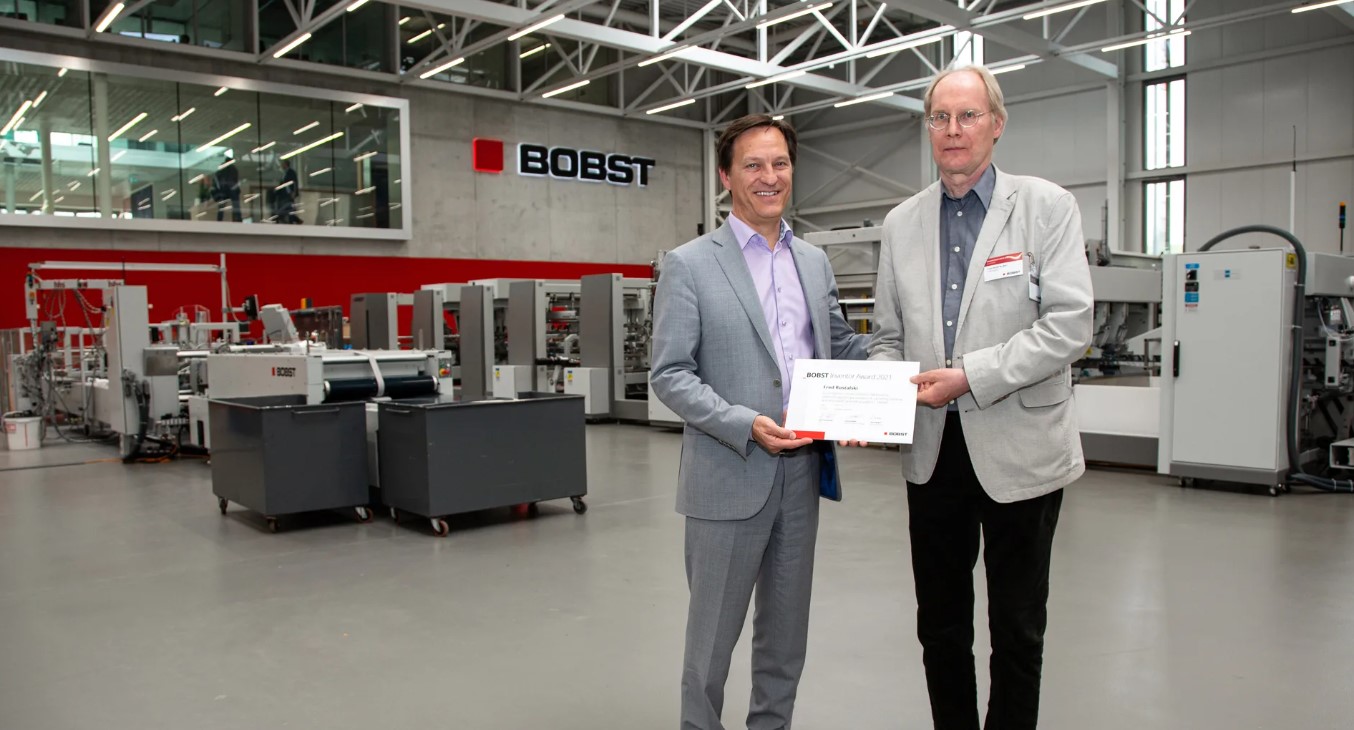 Bobst Rewards Inventor Employee For Printing Efficiency Innovation